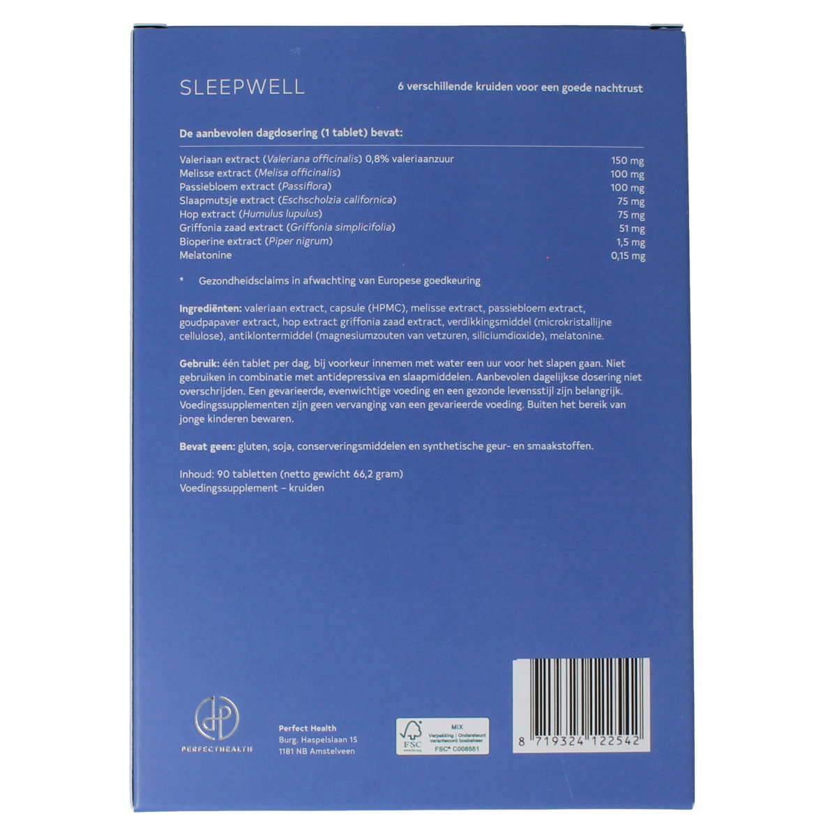 Perfect Health Sleepwell 90.00 Tabletten