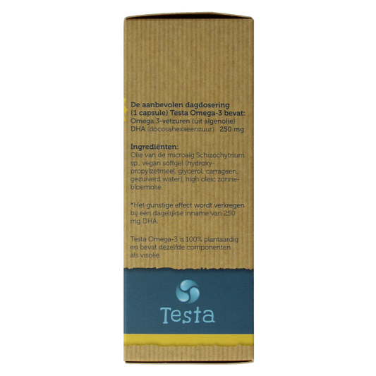 Testa Omega 3 algenolie 250mg DHA vegan NL 60.00 Vegetarische capsules