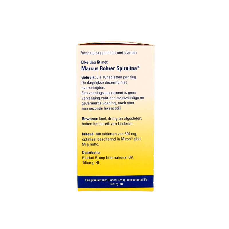 Marcus Rohrer Spirulina 180 Tabletten