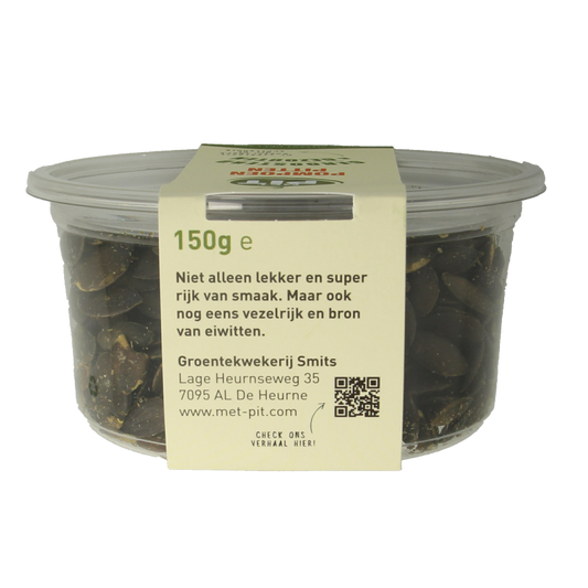 Met PIT Pompoenpitten geroosterd/gezouten 150 Gram