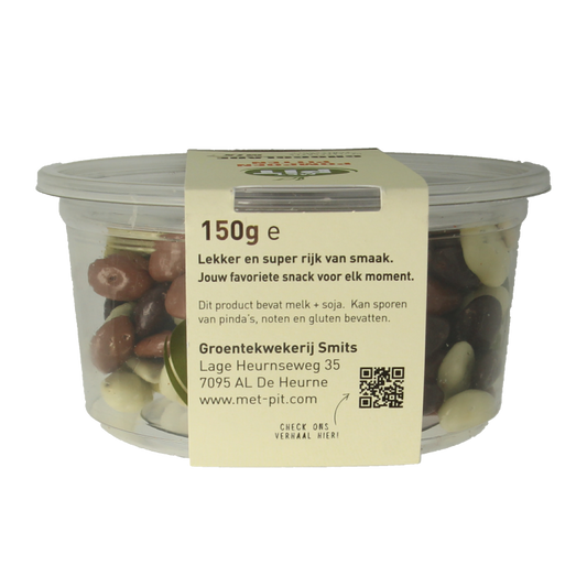 Met PIT Pompoenpitten mix chocolade 150 Gram