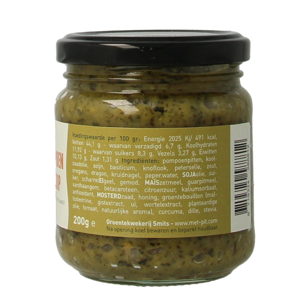Met PIT Pompoenpit dip 200.00 Gram