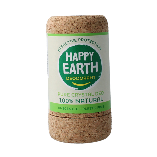 Happy Earth Pure crystal deodorant unscented 90 Gram
