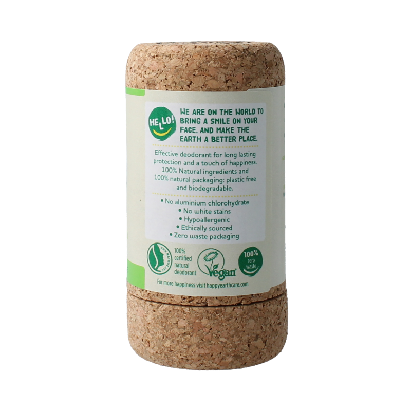 Happy Earth Pure crystal deodorant unscented 90 Gram