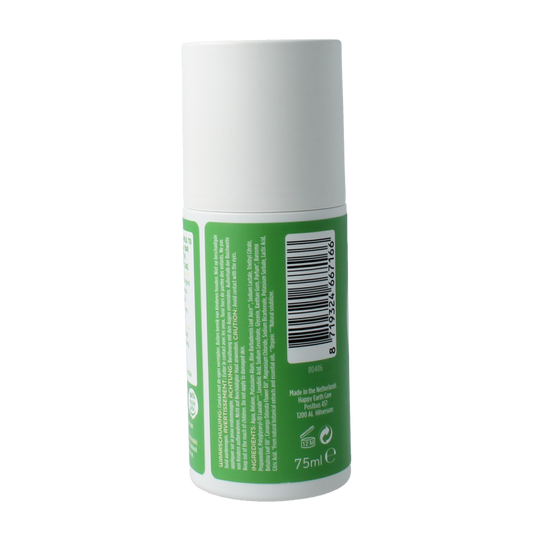 Happy Earth Pure deodorant roll-on cucumber matcha 75 Milliliter
