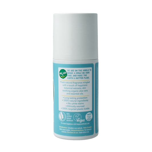 Happy Earth Pure deodorant roll-on cedar lime 75.00 Milliliter