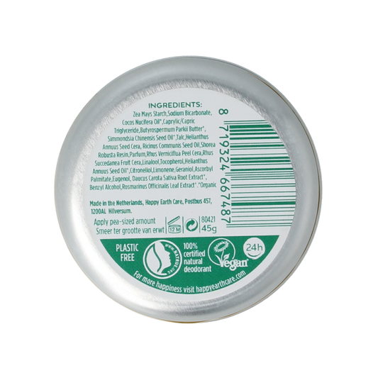 Happy Earth Deodorant balm jasmine ho wood 45 Gram