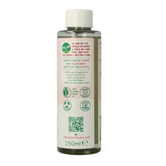 Happy Earth Gezicht & lichaam olie voor baby & kids 150.00 Milliliter