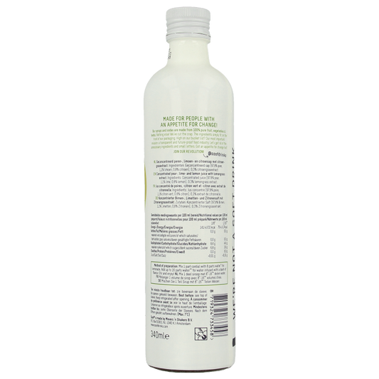 Soof Drinks Siroop citroengras peer limoen 340 Milliliter