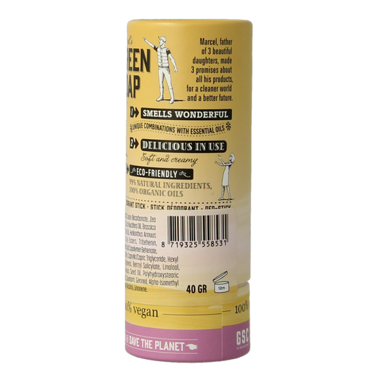 Marcel's Green Soap Deodorant stick vanilla & cherry blossom 40 Gram