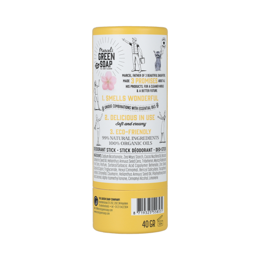 Marcel's Green Soap Deodorant stick vanilla & cherry blossom 40.00 Gram