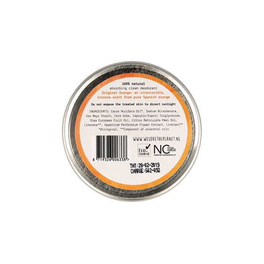 We Love The planet 100% natural deodorant original orange 48 Gram
