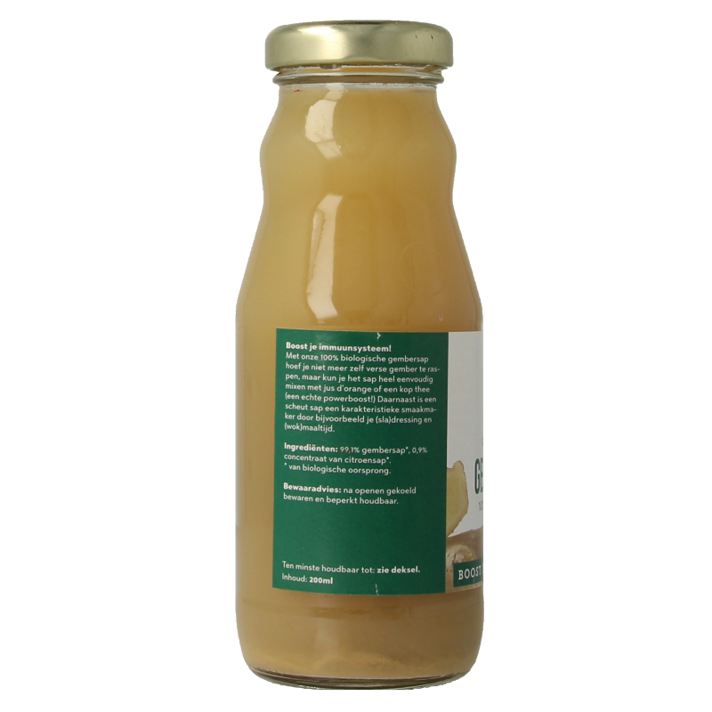 Go Now Gember sap bio 200 Milliliter