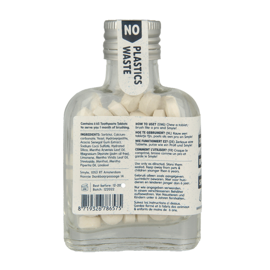 Smyle Tandpasta tabletten zonder fluoride 65 Stuks