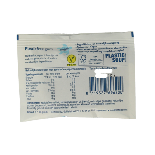 BenBits Peppermint single zakje 16 Gram