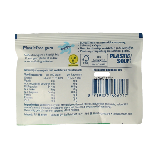 BenBits Spearmint single zakje 16 Gram