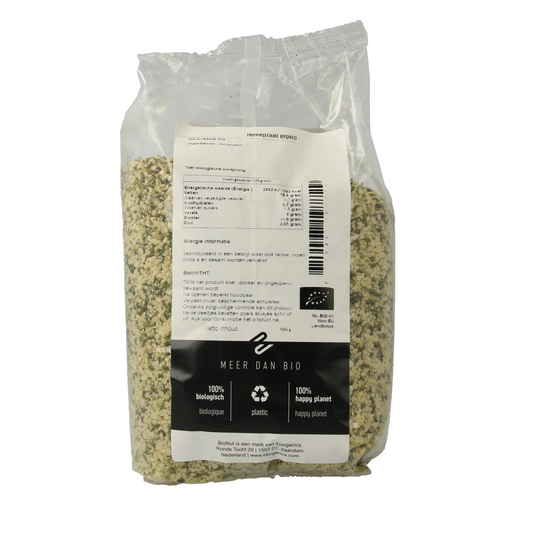 Bionut Hennepzaad gepeld bio 500.00 Gram