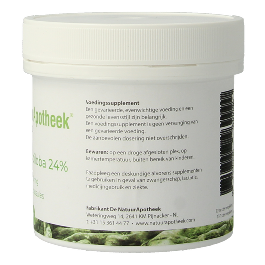 Natuurapotheek Ginkgo biloba 24% 50mg 100.00 Capsules