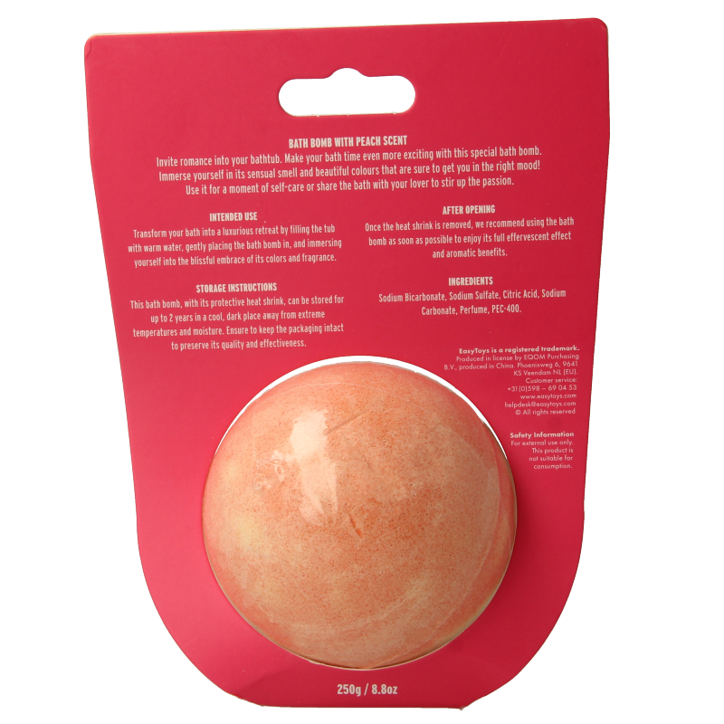 EasyToys Badbruisbal perzik 1 Stuks