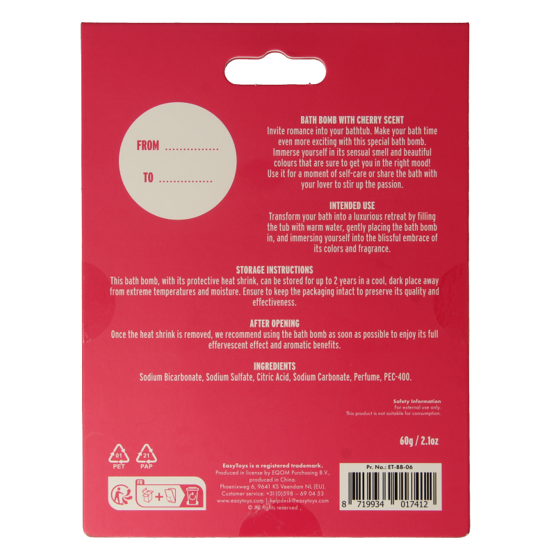 EasyToys Badbruisbal play time 1 Stuks