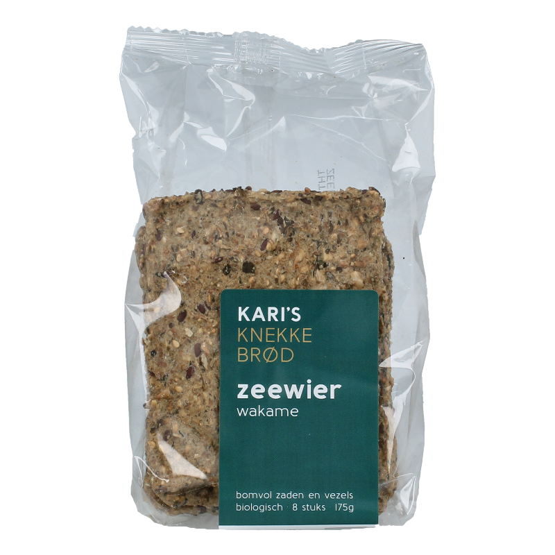 Kari's Crackers Knekkebrod zeewier bio 175 Gram