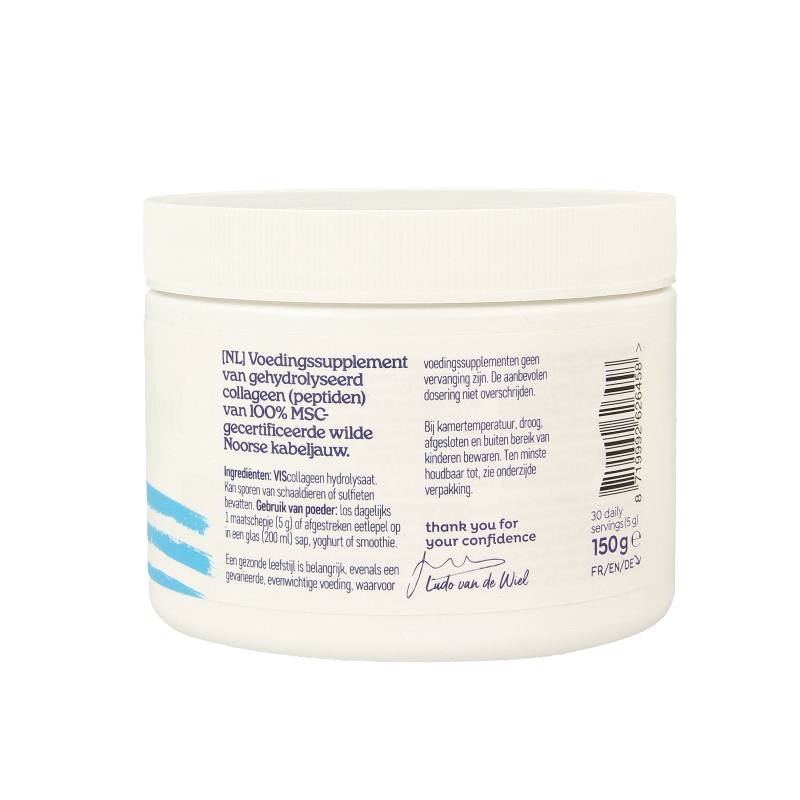 Arctic Blue Viscollageen poeder MSC naturel 150 Gram