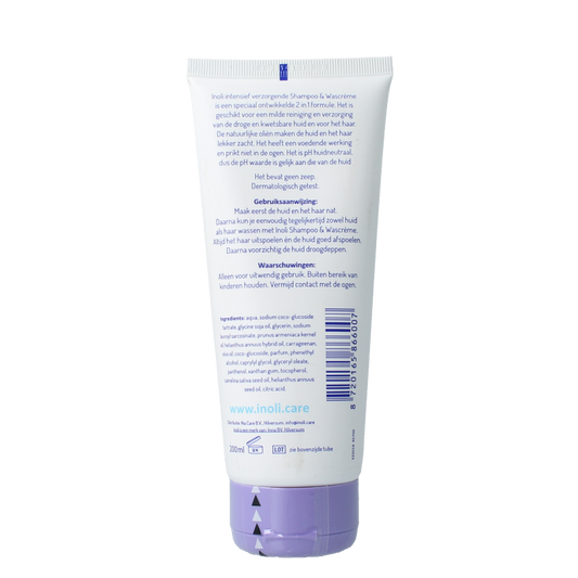 Inoli Shampoo wascreme vegan 200 Milliliter