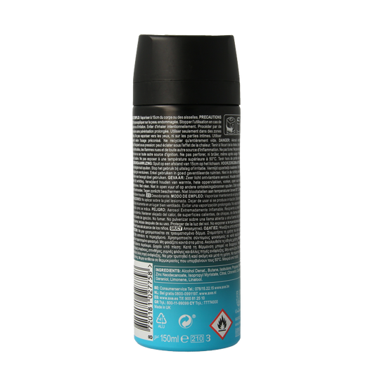 AXE Deodorant bodyspray ice chill 150 Milliliter