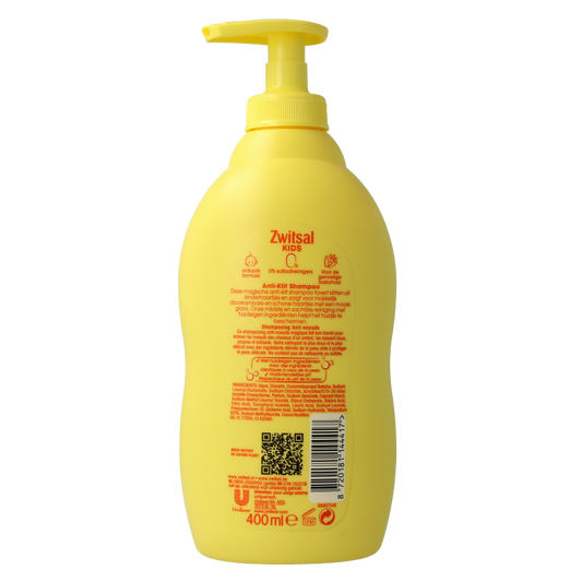 Zwitsal Shampoo kids anti-klit 400 Milliliter