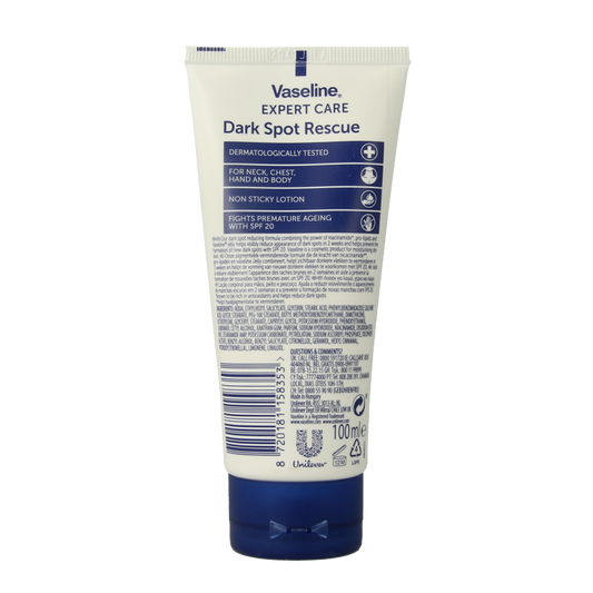 Vaseline Dark spot rescue lotion 100 Gram
