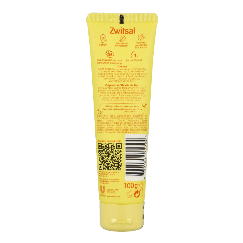 Zwitsal Zinkzalf tube 100 Milliliter