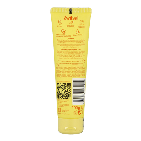 Zwitsal Zinkzalf tube 100 Gram