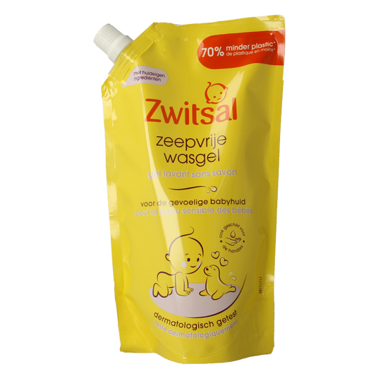 Zwitsal Wasgel zeepvrij navulverpakking 500 Milliliter