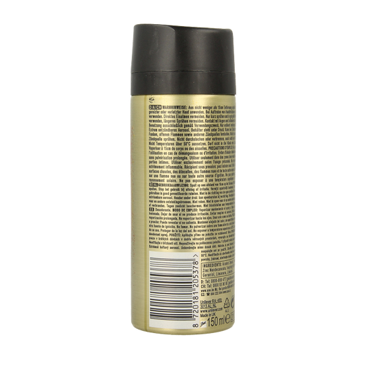 AXE Deodorant bodyspray magnum gold caramel 150 Milliliter