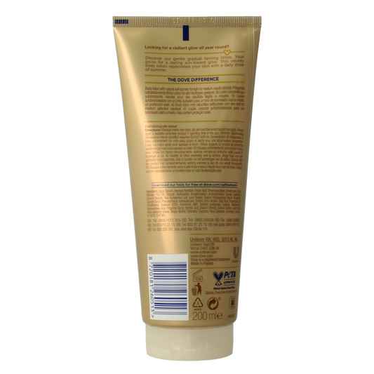 Dove Summer fair lotion 200.00 Milliliter