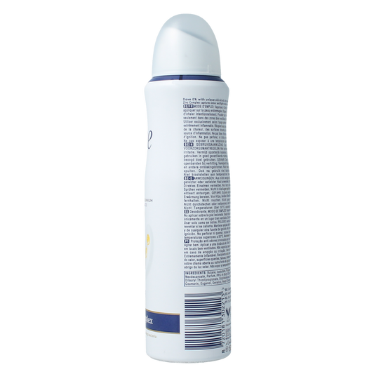 Dove Deodorant spray original 0% 150.00 Milliliter