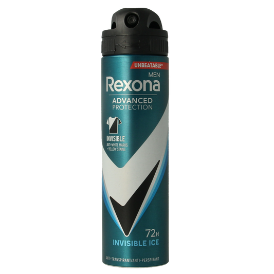 Rexona Men deodorant spray invisible ice 150 Milliliter