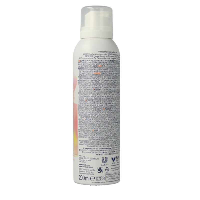 Dove Glow shower & shave foam 200 Milliliter