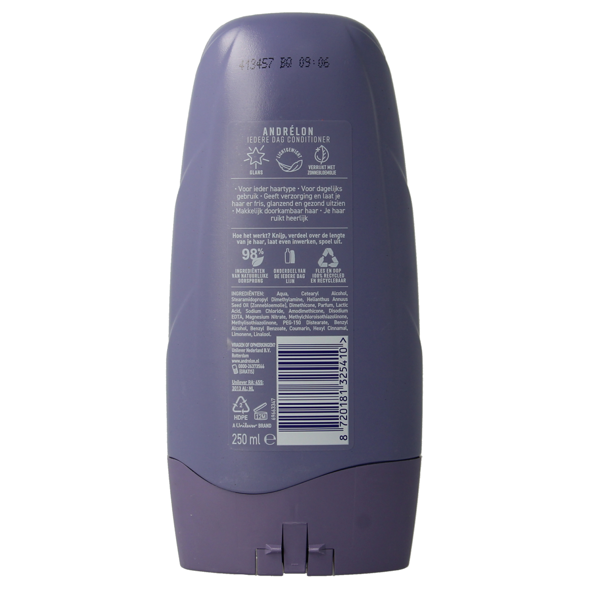 Andrelon Conditioner iedere dag 250.00 Milliliter