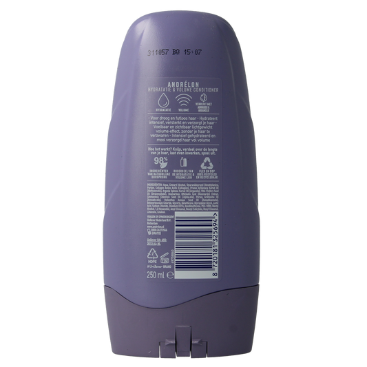 Andrelon Conditioner hydratatie & volume 250.00 Milliliter