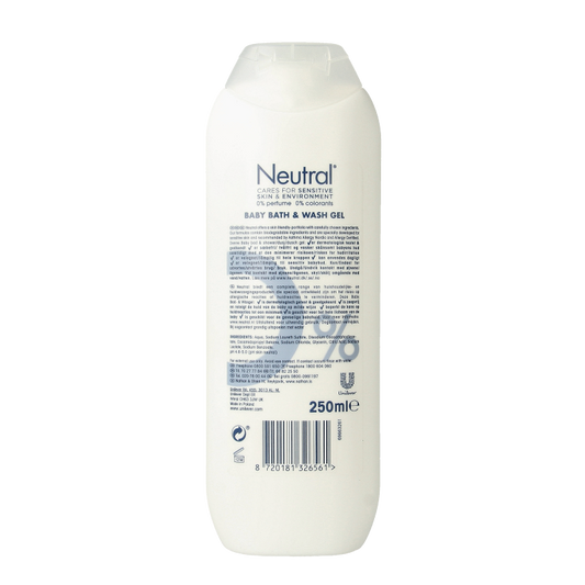 Neutral Baby bath & wash gel 250 Milliliter