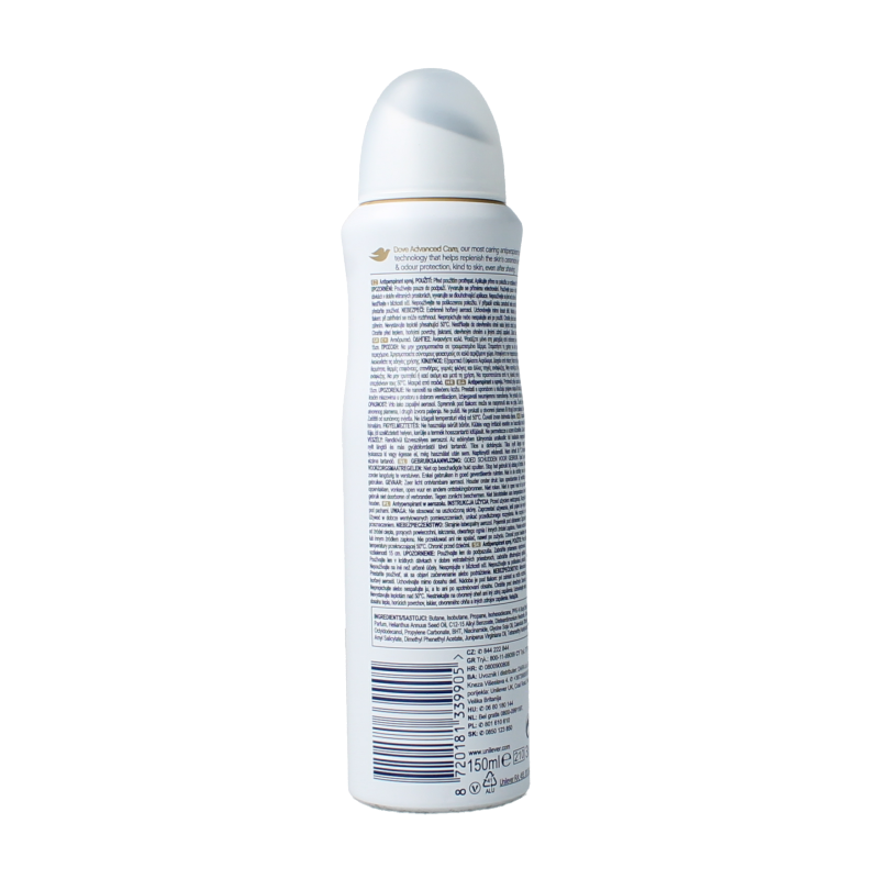 Dove Deodorant spray advanced care clean touch 150 Milliliter