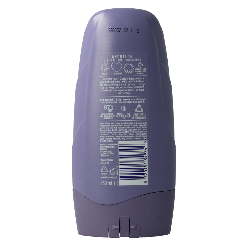 Andrelon Conditioner glans & care 250 Milliliter