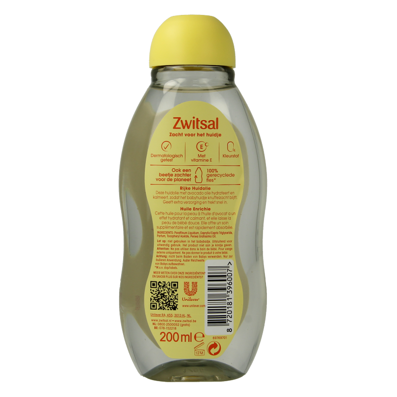 Zwitsal Rijke olie 200 Milliliter