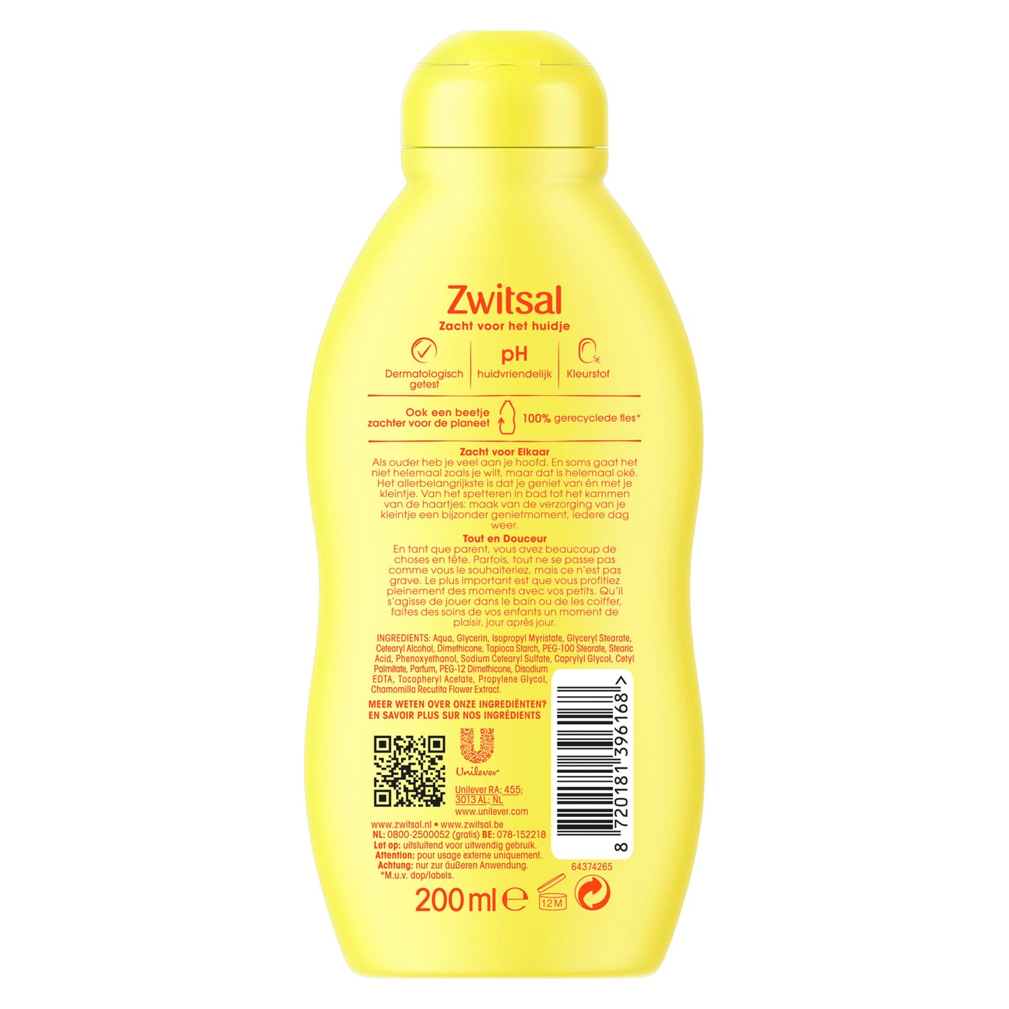 Zwitsal Bodylotion 200 Milliliter