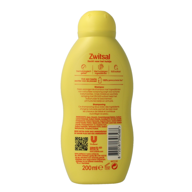 Zwitsal Shampoo 200 Milliliter