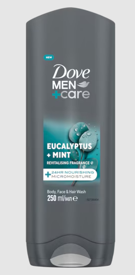 Dove Shower men + care eucalyptus & mint 250 Milliliter