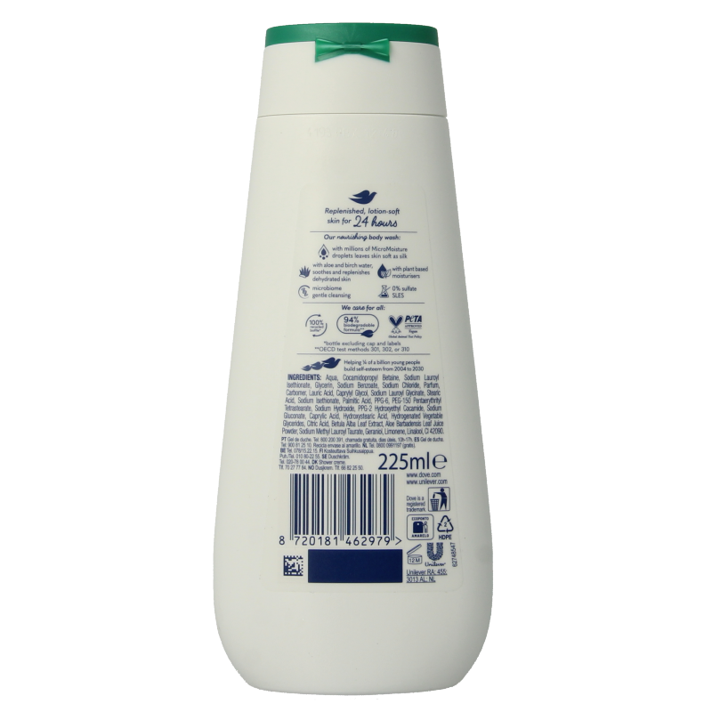 Dove Shower advanced hydrating 225 Milliliter