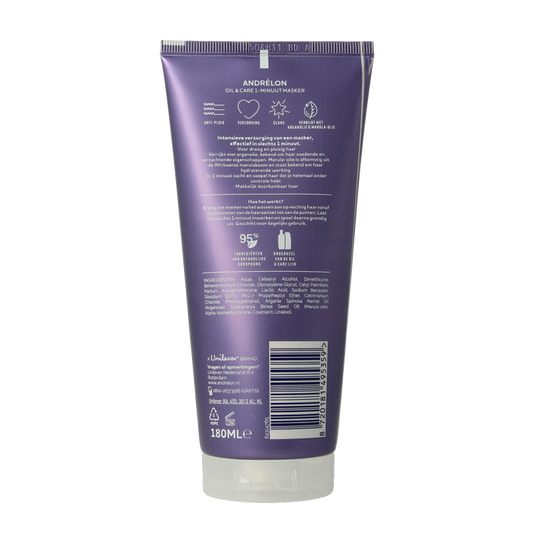 Andrelon Masker 1 minuut wow oil & care 180 Milliliter