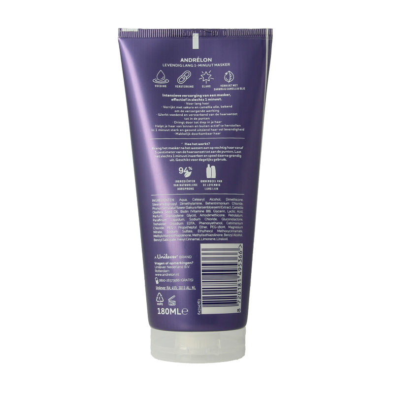 Andrelon Masker levendig lang 180 Milliliter